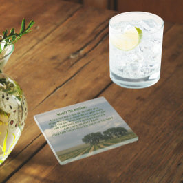 アイリッシュ賛美州の農地 ガラスコースター