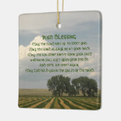 アイリッシュ賛美州の農地 セラミックオーナメント (左)