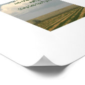 アイリッシュ賛美州の農地 ポスター (角)