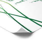 アイリッシュ賛美書道プリント ポスター (角)