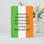 アイリッシュ賛美祈りの言葉 エンクロージャーカード (スタンド正面)