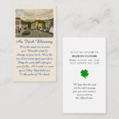 アイリッシュ賛美記念碑カード 名刺 (正面/裏面)