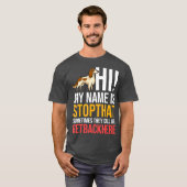 アイリッシュ赤と白セッター犬の子犬の所有者_38 Tシャツ (正面フル)