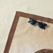 アイリッシュ赤と白セ絵画ッターのオリジナル- Art ビーチタオル (インサイチュ)