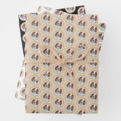 アイリッシュ赤と白セ絵画ッターのオリジナル- Art ラッピングペーパーシート (インサイチュ)