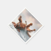 アイリッシュ転がセッター スタンダードカクテルナプキン (角)