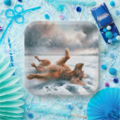 アイリッシュ転がセッター ペーパープレート (パーティー)