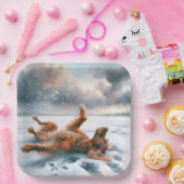 アイリッシュ転がセッター ペーパープレート (パーティー)