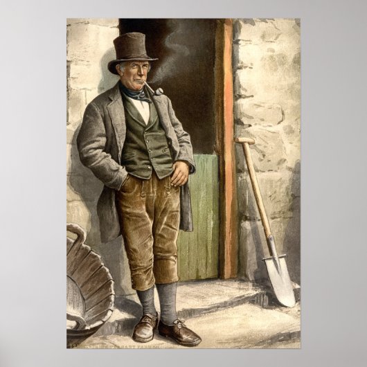 アイリッシュ農夫農家 ポスター (正面)