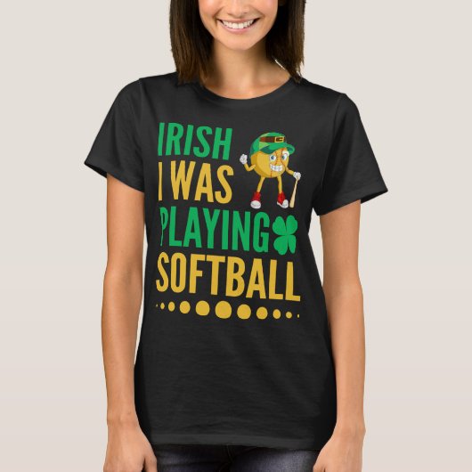 アイリッシュ遊はソフトボール Tシャツ (正面)