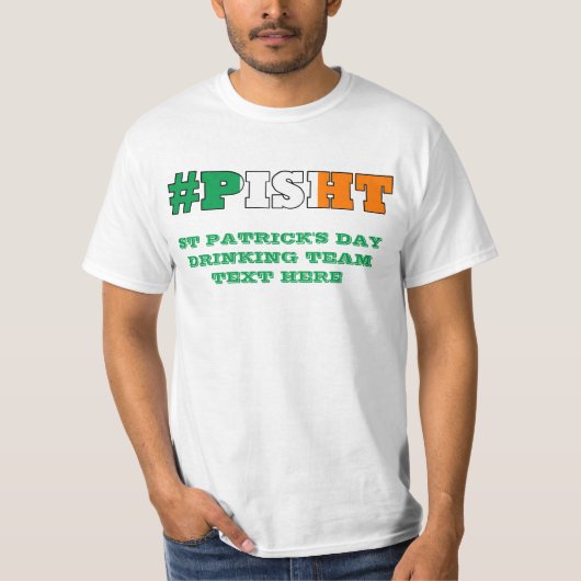 アイリッシュ飲St patricks day Tシャツ (正面)