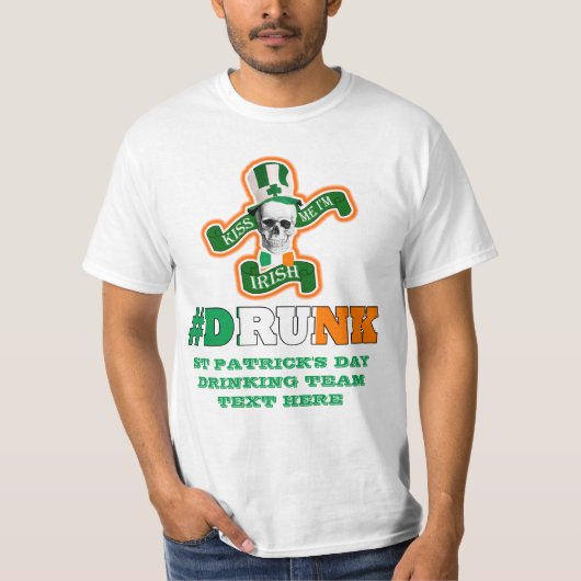 アイリッシュ飲St patricks day Tシャツ (正面)