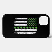 アイリッシュ・アメリカン・フラグセント・パトリック・デイ・シャムロック・T・Sh Case-Mate iPhoneケース (裏面 (横))