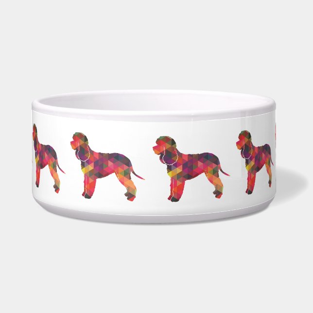 アイリッシュ・ウォーター・ドッグ ジオ シルエット マルチ ボウル (正面)