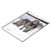 アイリッシュ・ウルフハウンズ・イン・スノー ノートブック (左側)