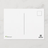 アイリッシュ・ウルフハウンズ・イン・スノー ポストカード (裏面)