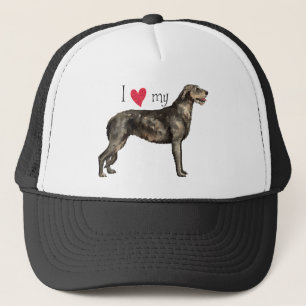アイリッシュ・ウルフハウンドが大好き キャップ