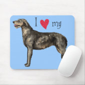 アイリッシュ・ウルフハウンドが大好き マウスパッド (マウス)