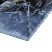 アイリッシュ・ウルフハウンドは雪のクリスマスを過ごした カッティングボード (角)