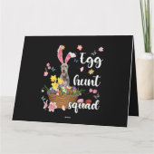 アイリッシュ・ウルフハウンド イースターおめでとう イースター カラフル E カード (裏面)