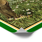 アイリッシュ・ウルフハウンド・グリーティング ポスター (角)