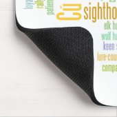 アイリッシュ・ウルフハウンド マウスパッド (コーナー)