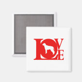 アイリッシュ・ウルフハウンド マグネット (正面/裏面)