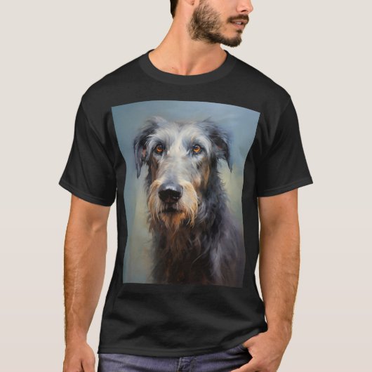 アイリッシュ・ウルフハウンド Tシャツ (正面)