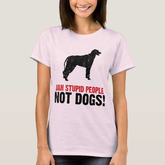 アイリッシュ・ウルフハウンド Tシャツ (正面)