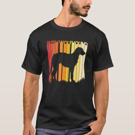 アイリッシュ・ウルフハウンド Tシャツ (正面)