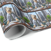 アイリッシュ・ウルフ企業のハウンドの実業家 ラッピングペーパー (ロールコーナー)