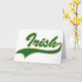 アイリッシュ カード (黄色い花)