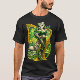 アイリッシュ+サスをほのめかす大人っぽいデザイン Tシャツ