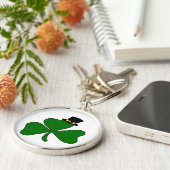 アイリッシュ・シャムロック  キーホルダー (側面)