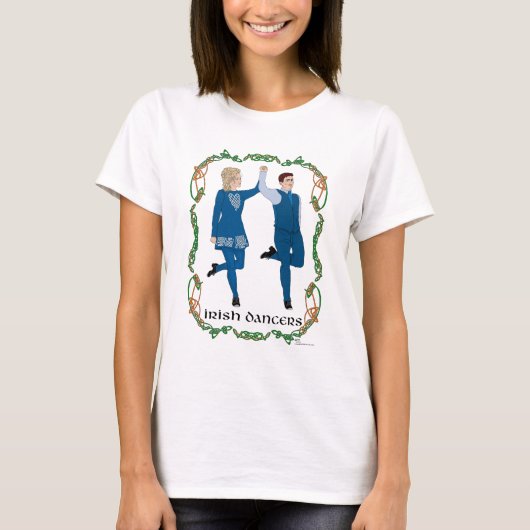 アイリッシュ・ステップダンサー Tシャツ (正面)