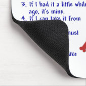 アイリッシュ・ソフトコーテッド・ウィートン・テリアの特性の法律2 マウスパッド (コーナー)