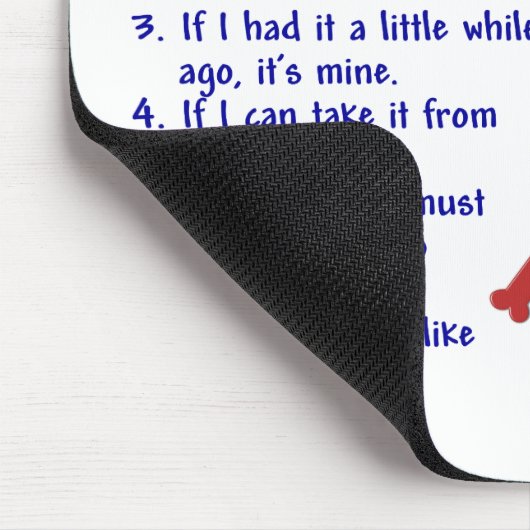 アイリッシュ・ソフトコーテッド・ウィートン・テリアの特性の法律2 マウスパッド (コーナー)