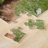 アイリッシュ・テリアのヨガ ジグソーパズル (側面)