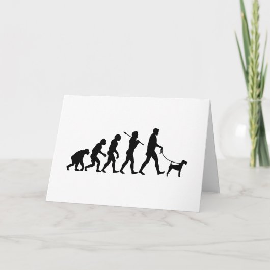 アイリッシュ・テリア カード (正面)