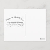 アイリッシュ・ドッグ・セント・パトリック・デイ・ポストカード ポストカード (裏面)