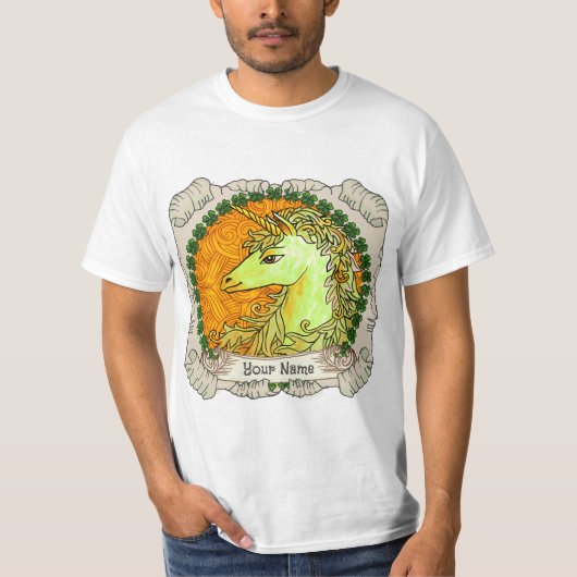 アイリッシュ ユニコーン Tシャツ (正面)
