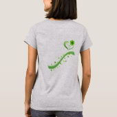 アイリッシュ・ラブ・ウィメンズ・ベーシックTシャツ Tシャツ (裏面)