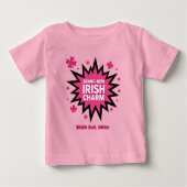 アイリッシュ・リトル・ミス・ミスキーフ ベビーTシャツ (正面)
