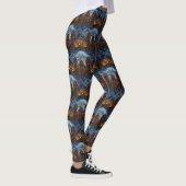 アイリッシュ・レッド・セッター・ハロウィーン・スプーキー レギンス (右)