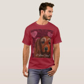 アイリッシュ・レッド・セッター Tシャツ (正面フル)