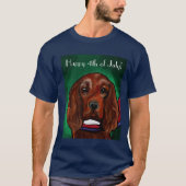 アイリッシュ・レッド・セッター Tシャツ (正面)