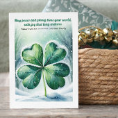 アイリッシュ・賛美クリスマパーソナライズされたス シーズンカード