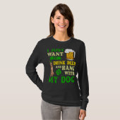 アイリッシュTでビールつると飲みたい Tシャツ (正面フル)