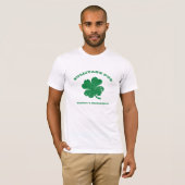 アイリッパーソナライズされたシュパブSt patricks dayシャムロック Tシャツ (正面フル)