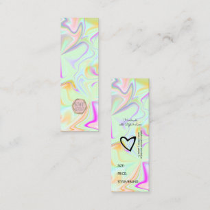 アイリデステンブティック衣料プライスサイズAつるラベル スキニー名刺